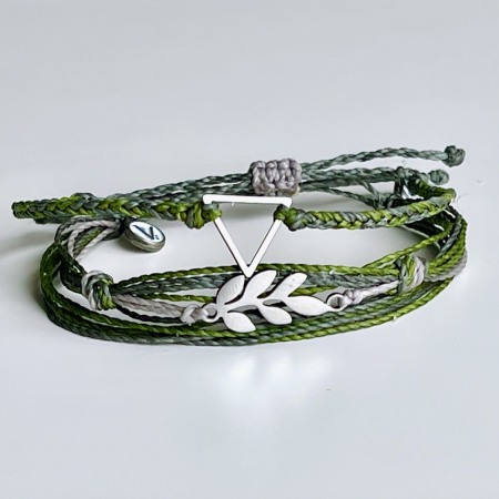 Entire Collection - Set Bratari din Snur Velar Nature Means Happiness