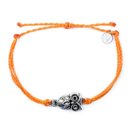 Colectia de Bratari Velar - Bratara din Snur Velar Owl Orange