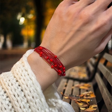Entire Collection - Red Passion Handmade Velar Bracelet