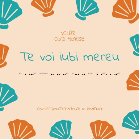 Set Bratari din Snur Velar Cod Morse -Te voi iubi mereu [5]