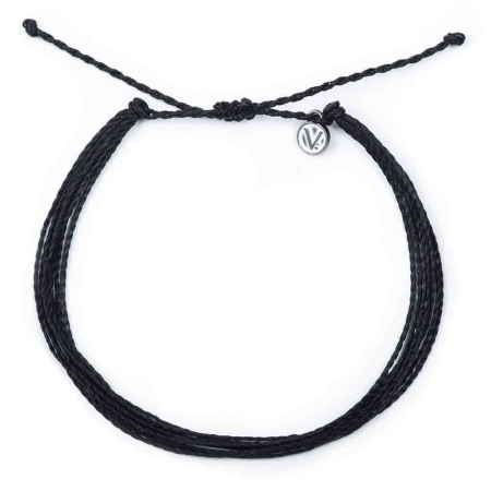 Colectia de Bratari Velar - Bratara din Snur Velar Simply Black Anklet