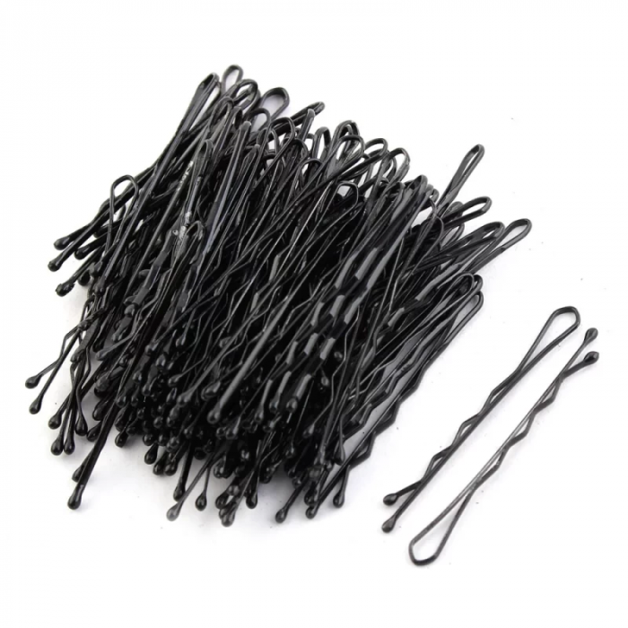 Agrafe de par negre 40/60 pcs [2]