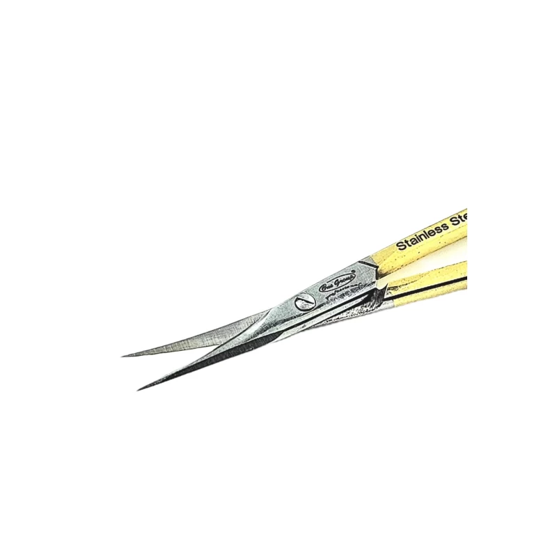 Forfecuta profesionala stainless pielita auriu [2]