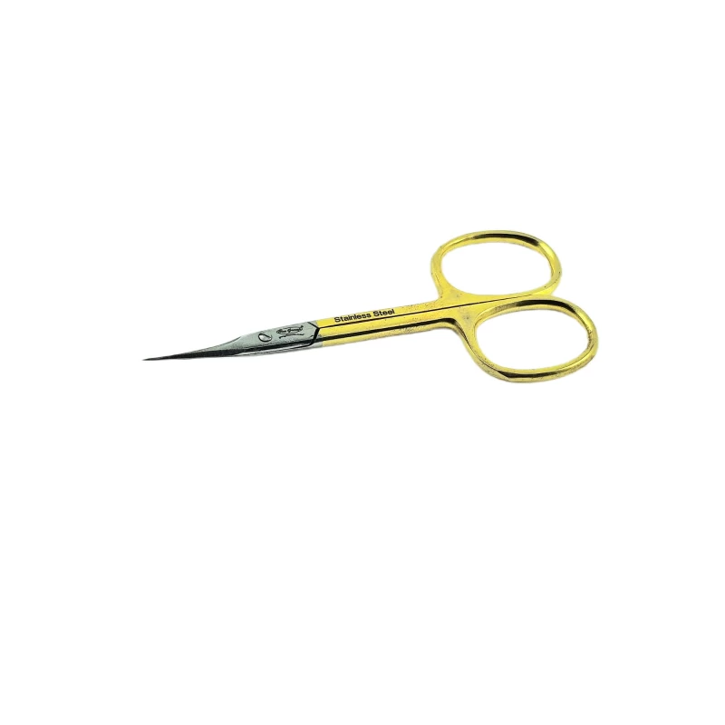 Forfecuta profesionala stainless pielita auriu [3]