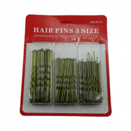 Pentru par - Ace de coc aurii 3 dimensiuni