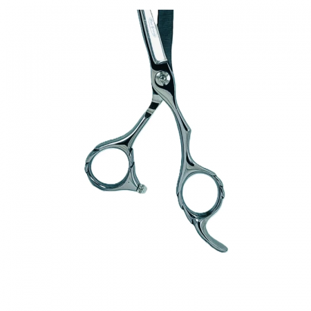 Foarfeca de tuns argintie cu maner striat [1]