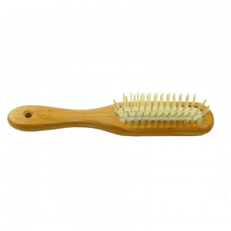 Accesorii - Perie de par cu dinti din lemn