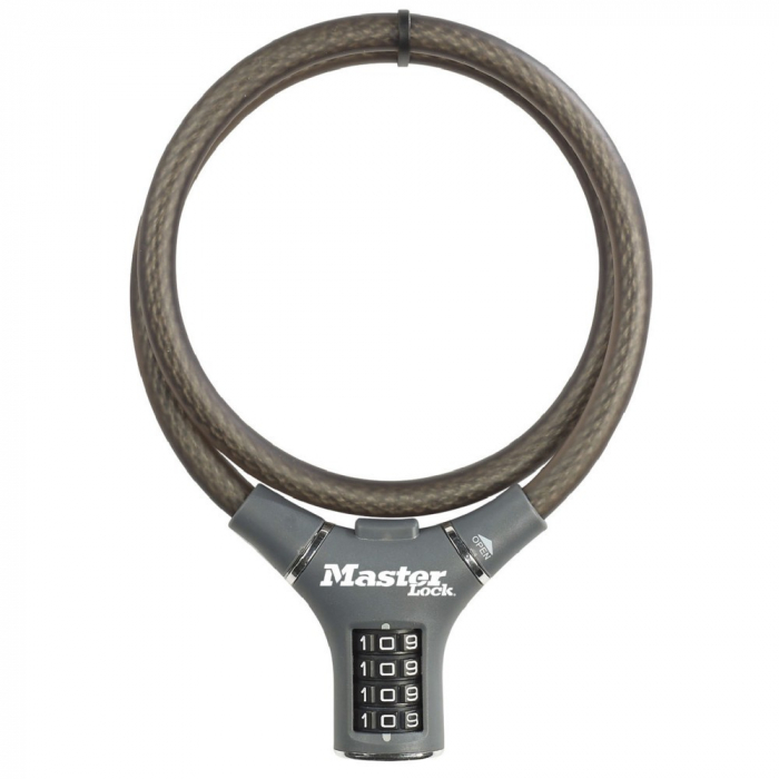 Antifurt Master Lock cablu impletit cu cifru 900 x 12mm [1]