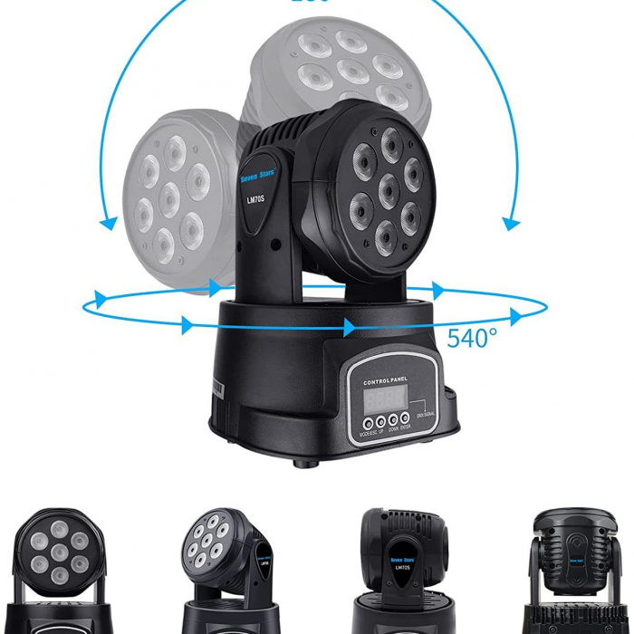 Moving Head 7*10W,RGBW [6]