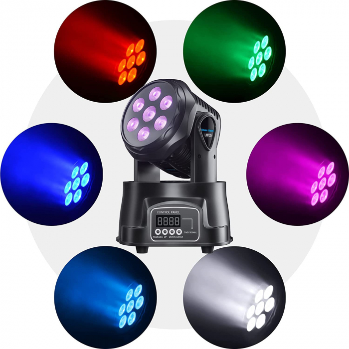 Moving Head 7*10W,RGBW [5]