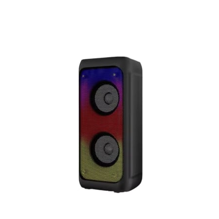 Boxe - Boxa Portabila Bluetooth VENTART, Putere 50W, Autonomie 1200mAh, Lumini RGB, Functie Karaoke, Radio FM, Slot Card TF/USB, Bluetooth v5.3, Negru