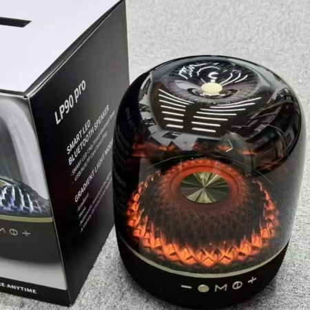 Boxa Portabila VENTART cu 2 Microfoane Wireless, Efect de Sticla, Bluetooth, pentru Karaoke/ Petreceri, cu Lumini, USB, AUX In, Neagra [5]