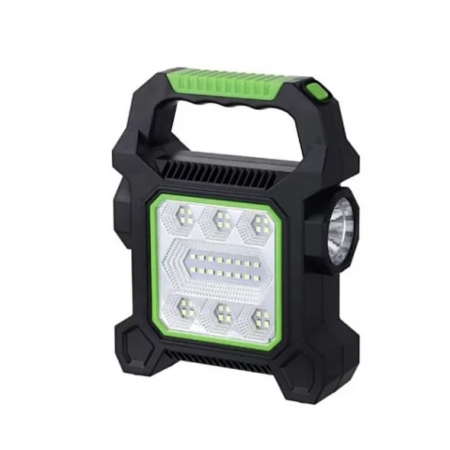 HOME - Lampa Camping VENTART, 40 LED-uri, Lanterna Laterala, Incarcare Solara si USB