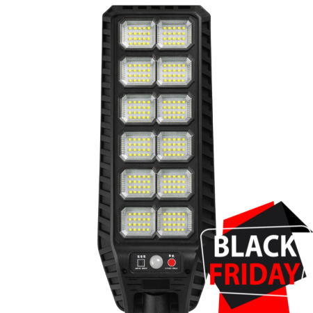 HOME - Lampa Solara Stradala VENTART IP67  – Senzor Miscare, Telecomanda, Alb Rece 6500K