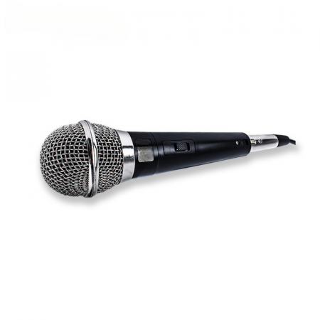 Microfon Profesional cu Fir VENTART, Cardioid, Dinamic, Karaoke, Live, Petreceri, Conferinte, Negru [1]