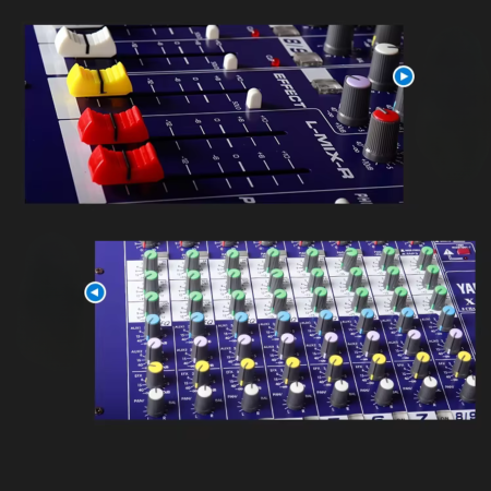 Mixer Audio Amplificat VENTART, 2*600W Putere, 12 Canale, Bluetooth, USB, Egalizator, Efecte, Case inclus [2]