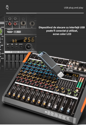 Mixer Audio Profesional cu 8 canale [4]