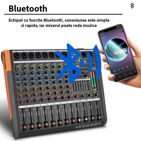 Mixer Audio Profesional cu 8 canale [5]