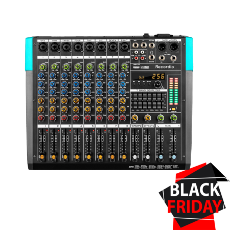 Neamplificate - Mixer Audio Profesional cu 8 canale