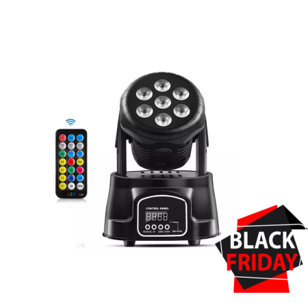 Lumini pentru scenă - Moving Head 7*10W,RGBW
