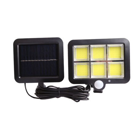 HOME - Proiector LED Solar Duo VENTART 220 lm, Lumina Rece, Senzor Miscare, IP44