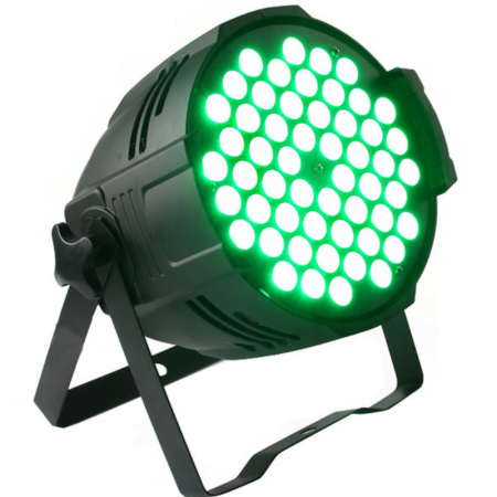 Lumini pentru scenă - Proiector Lumini Par Lights VENTART, 54*3W, RGBW, DMX, DJ, Petreceri, Disco, Negru