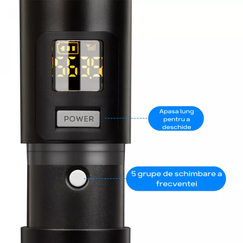 Set 4 microfoane wireless profesionale [3]
