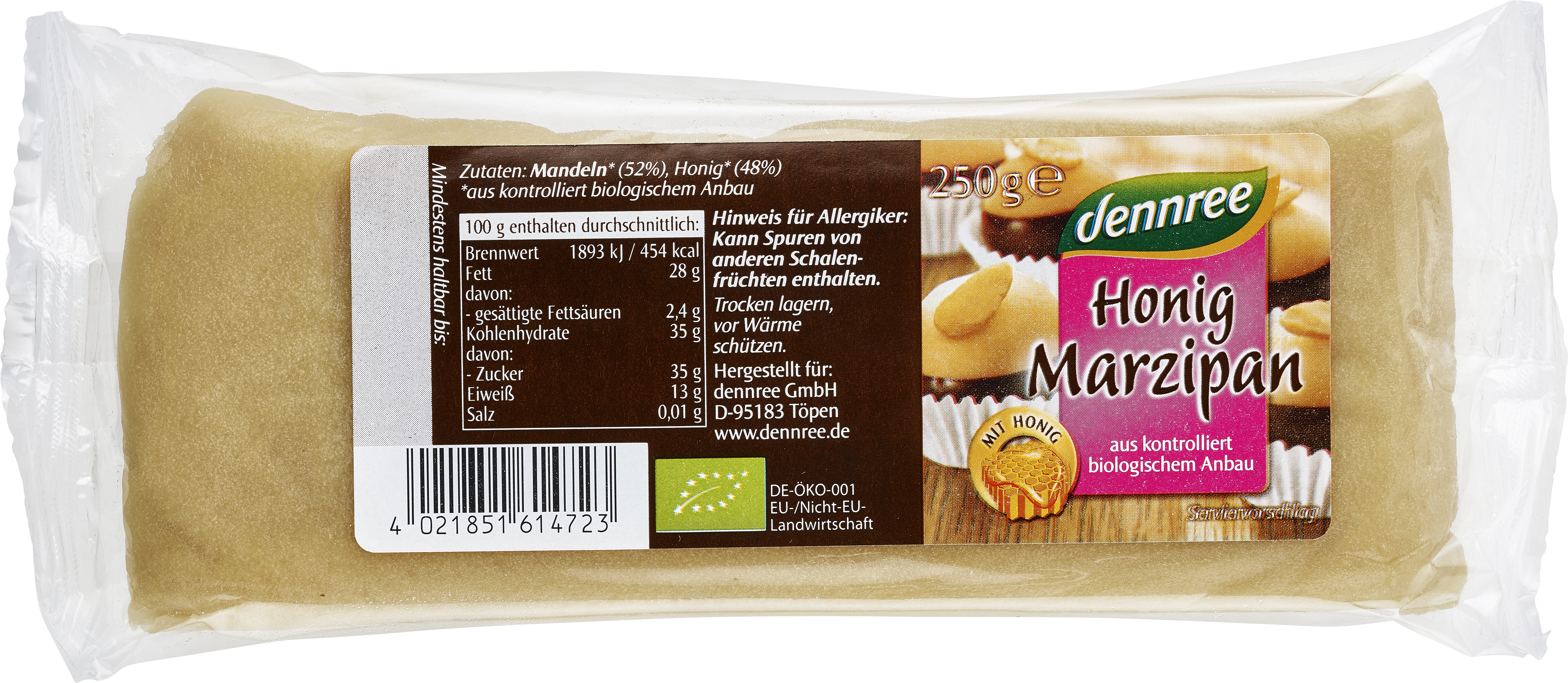 Martipan cu miere bio 250g Dennree                                                                   [1]