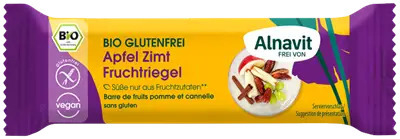 Baton cu mere si scortisoara fara gluten, bio, 40g Alnavit                                           [1]