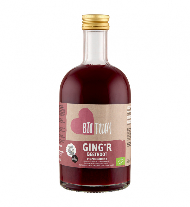 Bautura premium cu ghimbir si sfecla, bio, 500ml, Bio Today                                          [1]