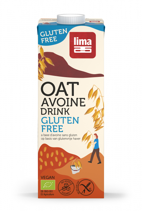 Bautura vegetala de ovaz fara gluten eco 1L Lima [1]