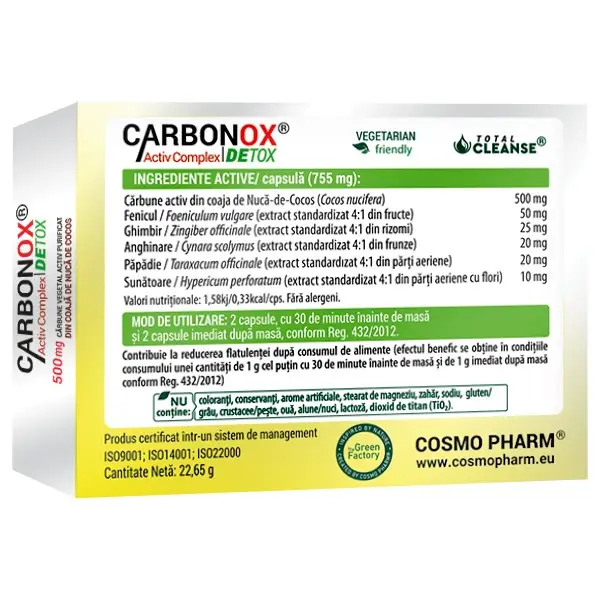 Bio Carbonox Activ Complex detox, 30 cps [2]