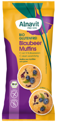 Briose cu afine fara gluten,bio, 140g, 2 buc. Alnavit                                                [1]