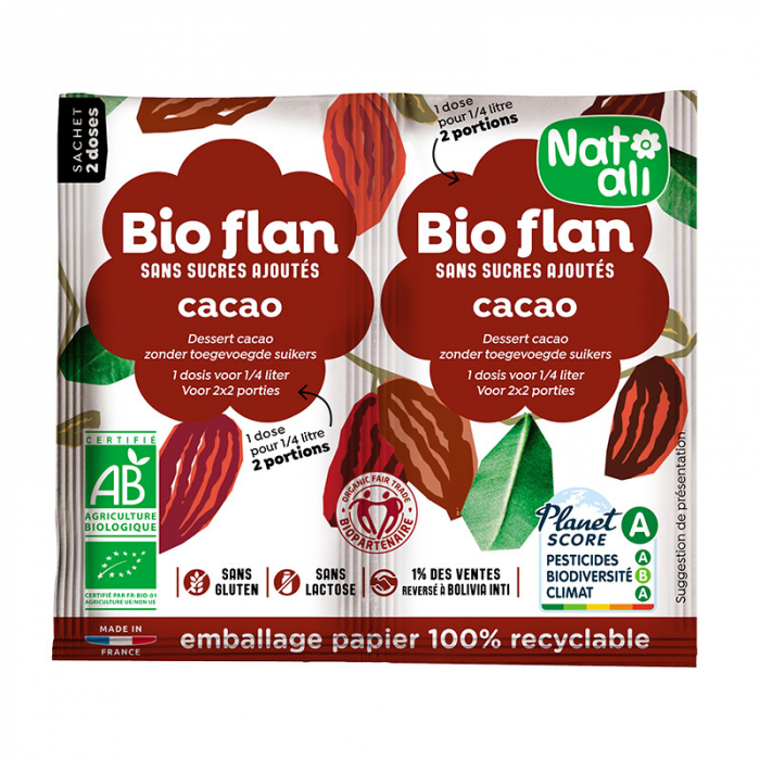 Budinca de cacao, bio, 2x 5.5g, Nat-ali                                                              [1]