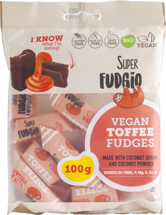 CARAMELE AROMA TOFFEE, BIO, 100G, SUPER FUDGIO                                                       [1]