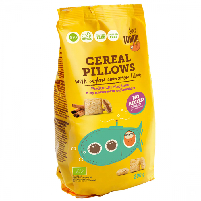 Cereale umplute cu scortisoara Ceylon fara gluten, bio, 200g, Super Fudgio                           [1]