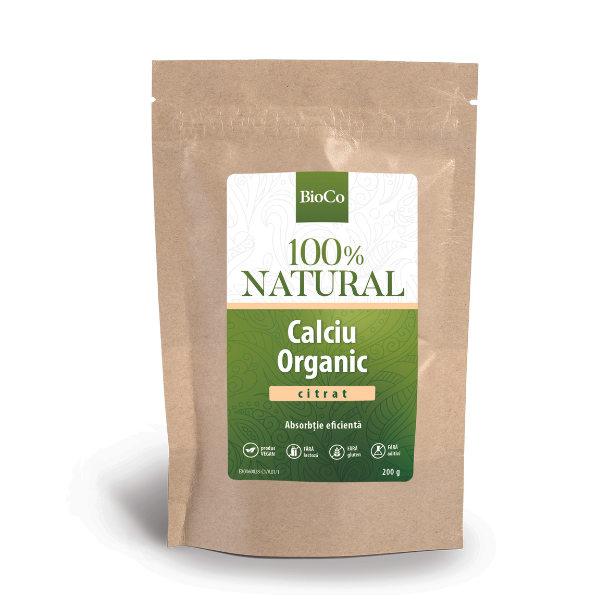 Citrat de Calciu organic, 100% NATURALĂ x 200g [1]
