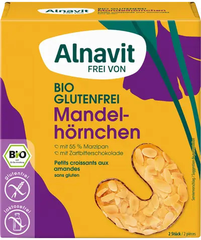 Cornulete cu migdale fara gluten, bio, 150g Alnavit                                                  [1]