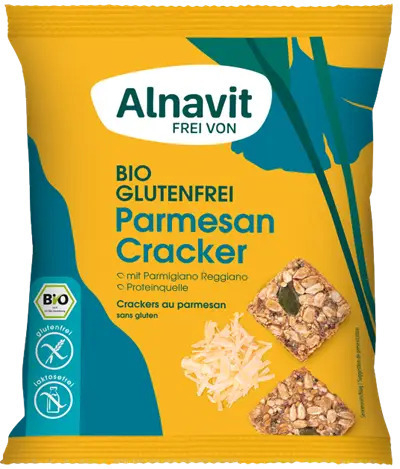 Crackers cu parmezan fara gluten, bio, 75g Alnavit                                                   [1]