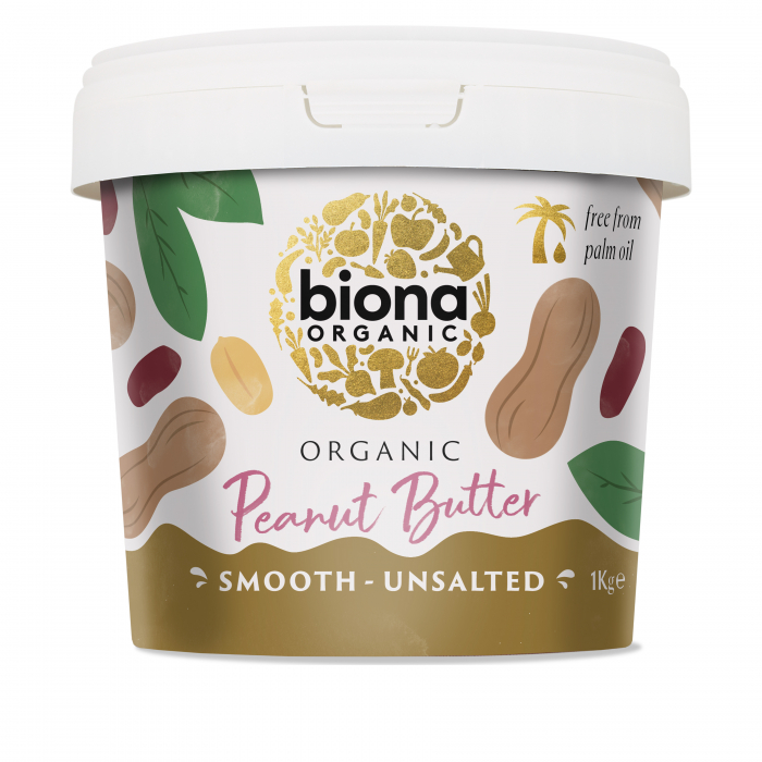 Crema de arahide smooth fara sare eco 1kg BIONA                                                      [1]