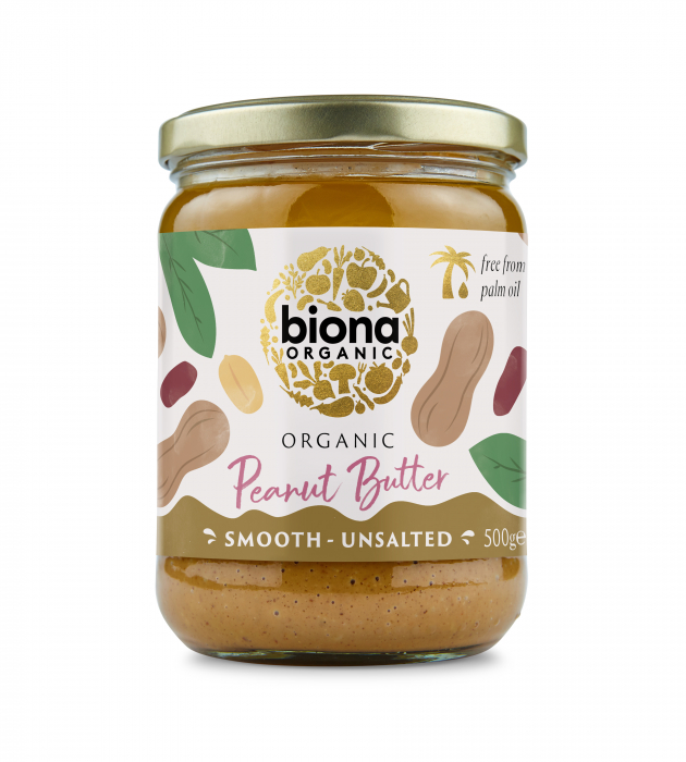 Crema de arahide smooth fara sare eco 500g Biona                                                     [1]
