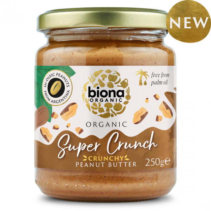 Crema de arahide super crunchy hi-oleic bio 250g Biona                                               [1]