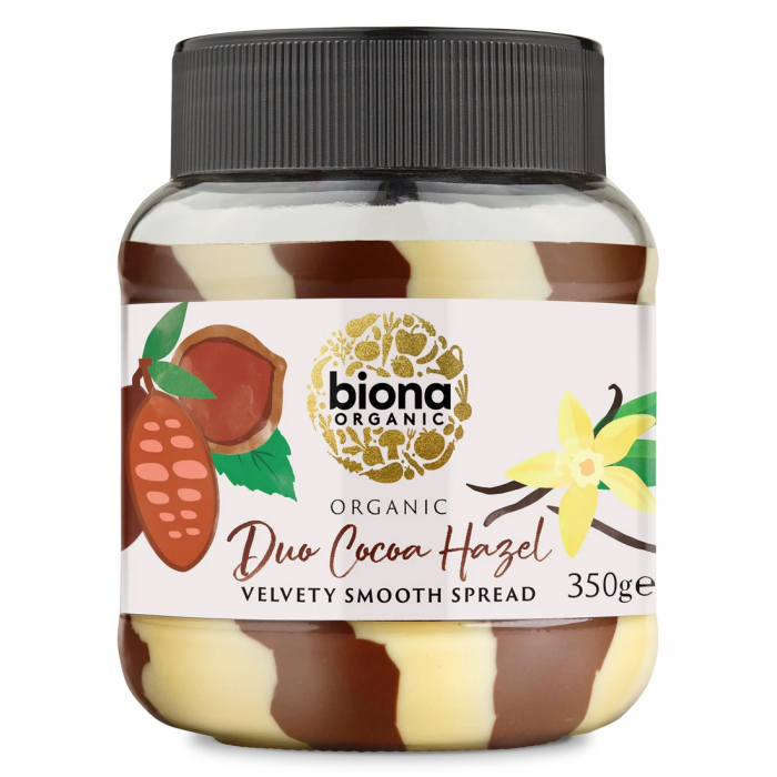 Crema de ciocolata cu alune Duo Swirl bio 350g Biona                                                 [1]