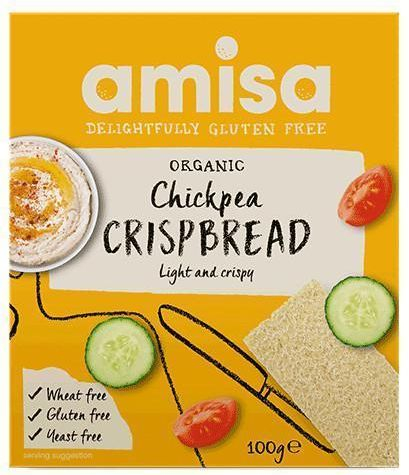 Crispbread (painici) cu naut fara gluten bio 100g Amisa                                              [1]