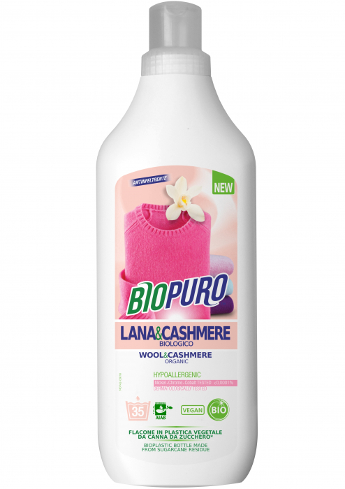 Detergent hipoalergen pentru lana, matase si casmir bio 1 L Biopuro                                  [1]