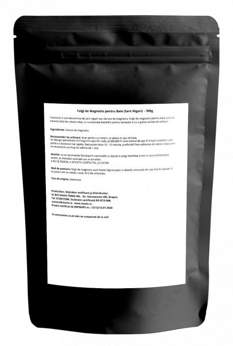Fulgi de Magneziu pentru Baie (Sare Nigari) 500g [2]