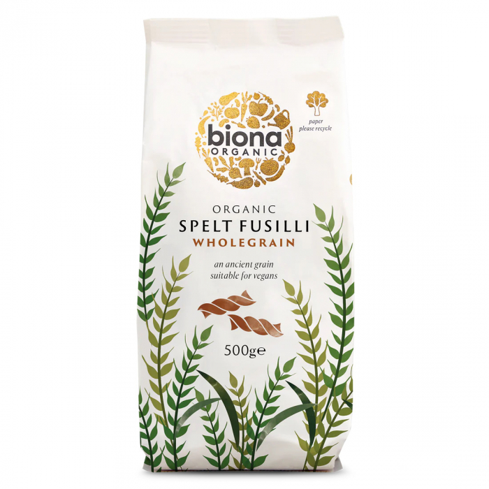 Fusilli din grau spelta integral eco 500g Biona                                                      [1]