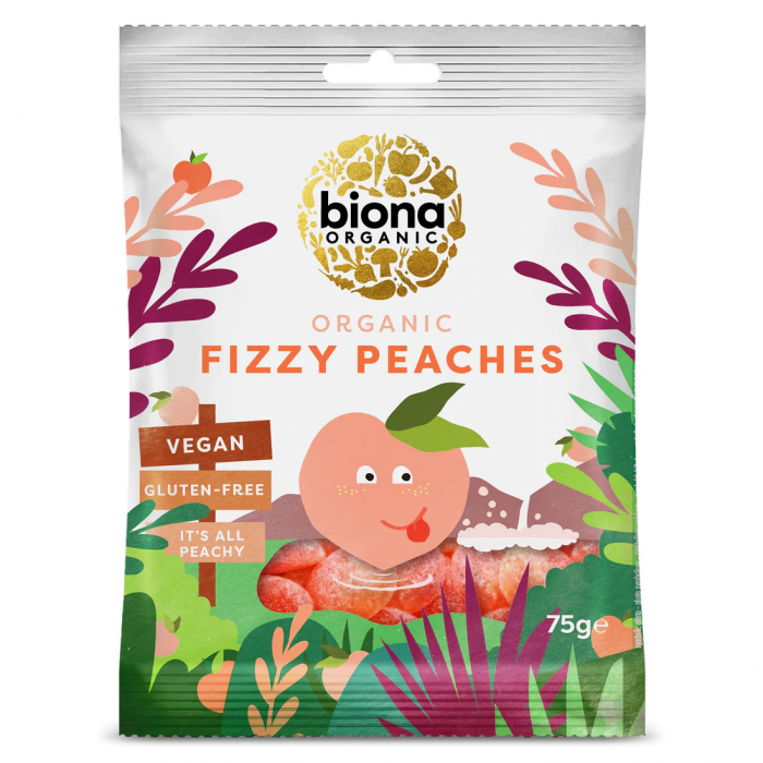 Jeleuri cu aroma de piersici, bio, 75g, Biona                                                        [1]