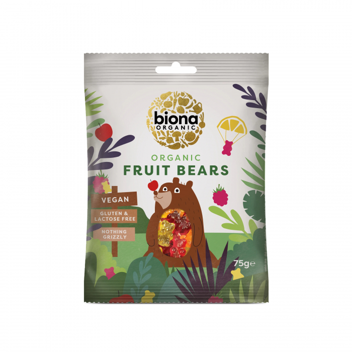 Jeleuri mini ursuleti - fructe eco 75g BIONA [1]