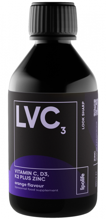 Lipolife LVC3 - Vitamina C, D3, K2 plus zinc, lipozomale 240ml                                       [1]